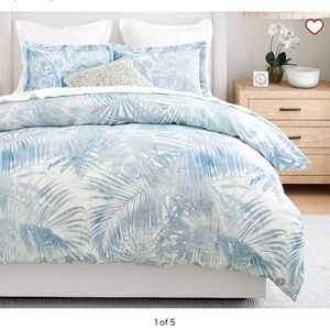 PB Layla duvet king set with 3 euro shams